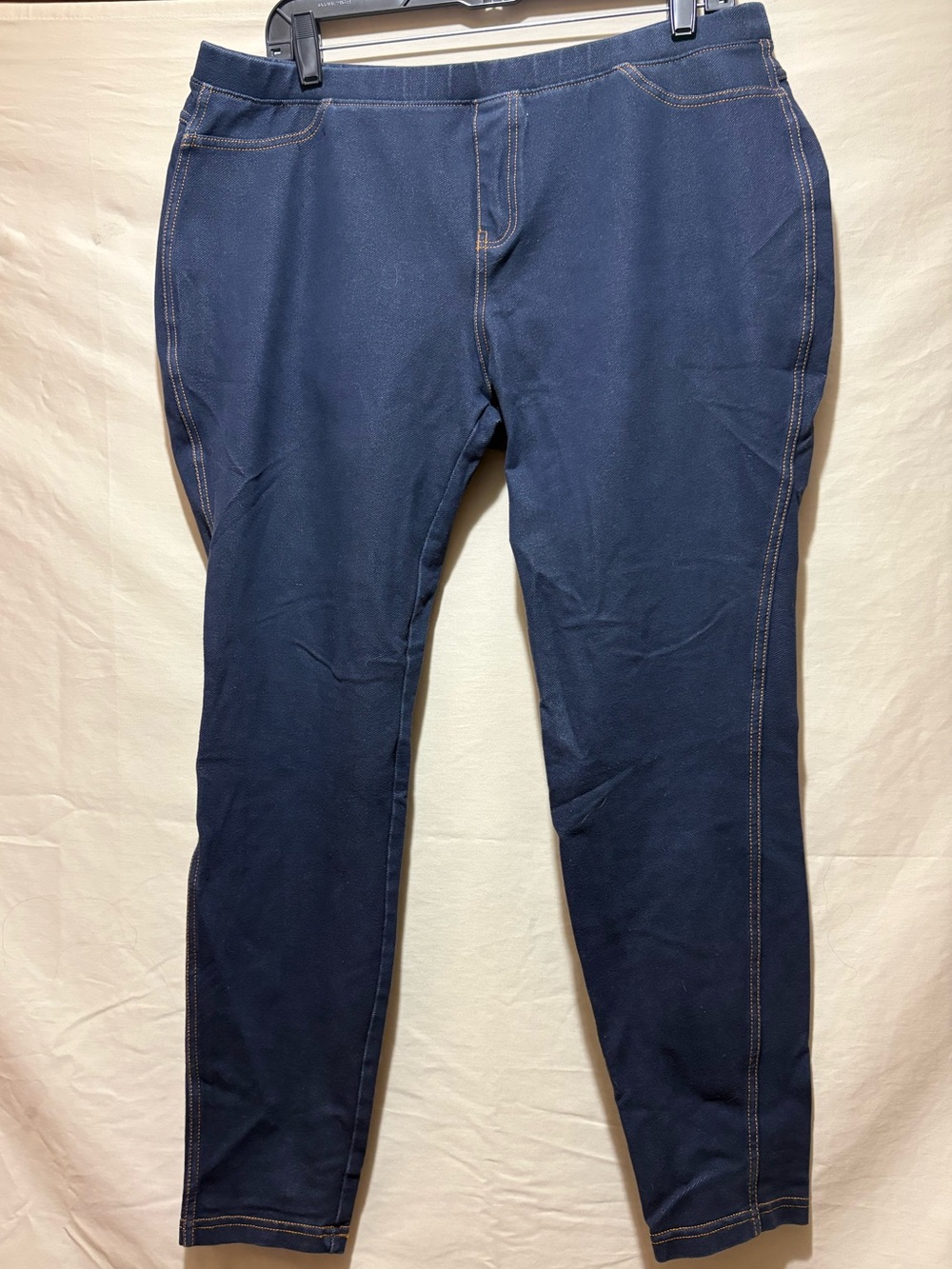 Women’s XL Navy Stretch Jeggings - Classic Fit